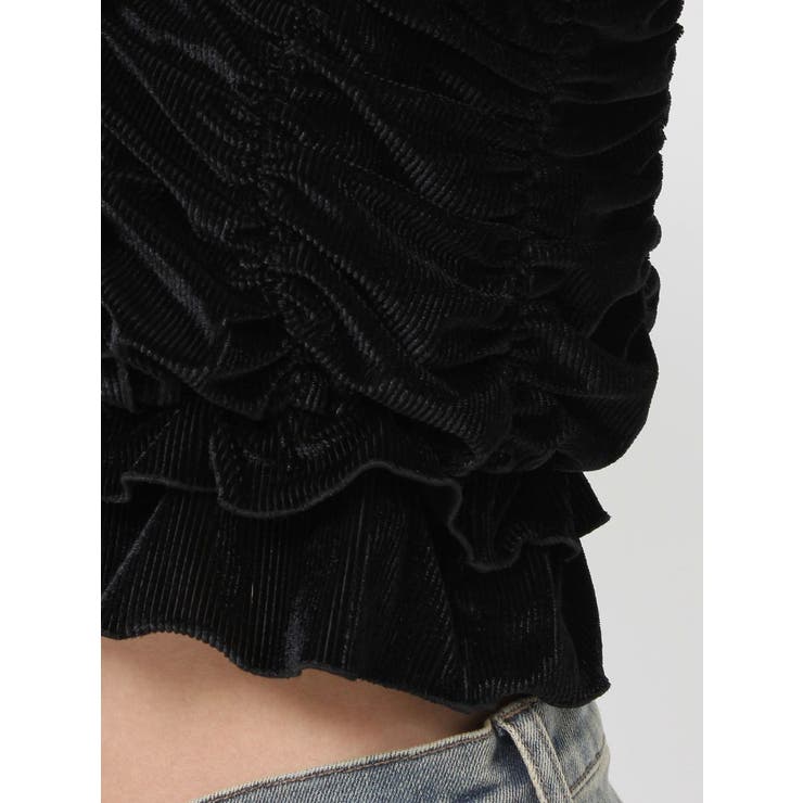 ギャザーベロアペプラムブラウス | RESEXXY | 詳細画像32 