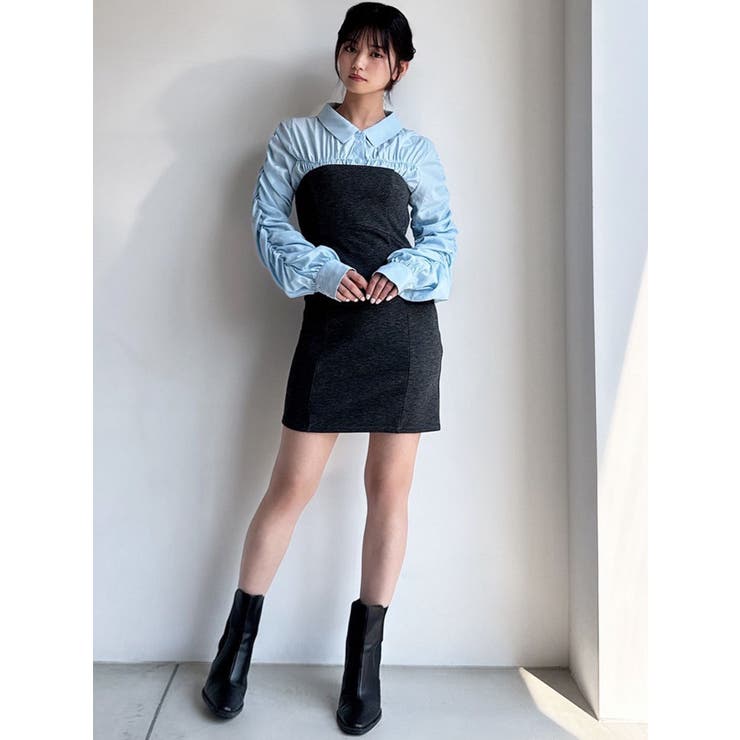 ギャザーデザインチュニックシャツ | RESEXXY | 詳細画像15 