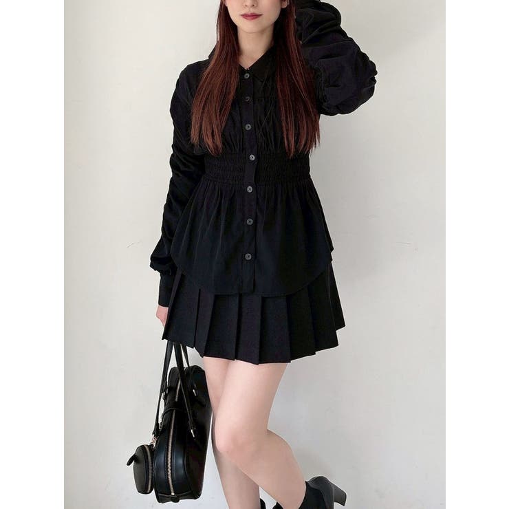 ギャザーデザインチュニックシャツ | RESEXXY | 詳細画像9 