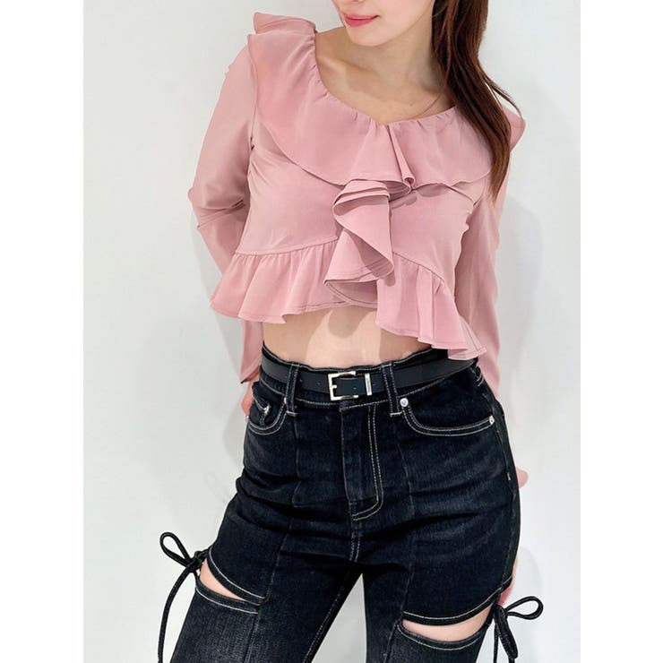 ピンク | ラッフルブラウス | RESEXXY