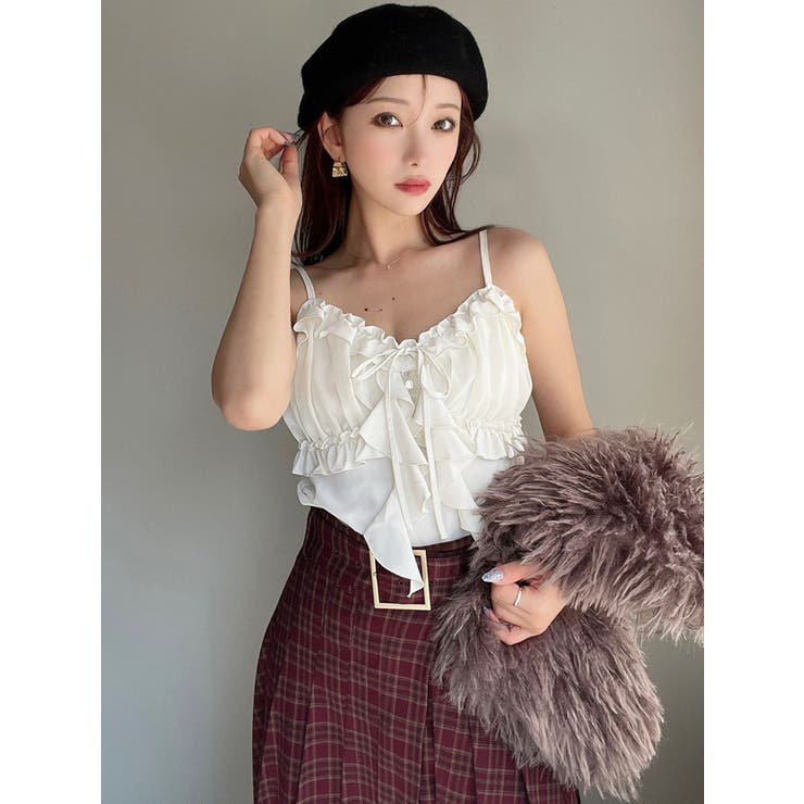 バストギャザーカスケードキャミ | RESEXXY | 詳細画像2 