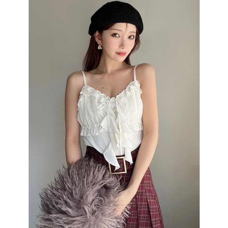 バストギャザーカスケードキャミ | RESEXXY | 詳細画像3 