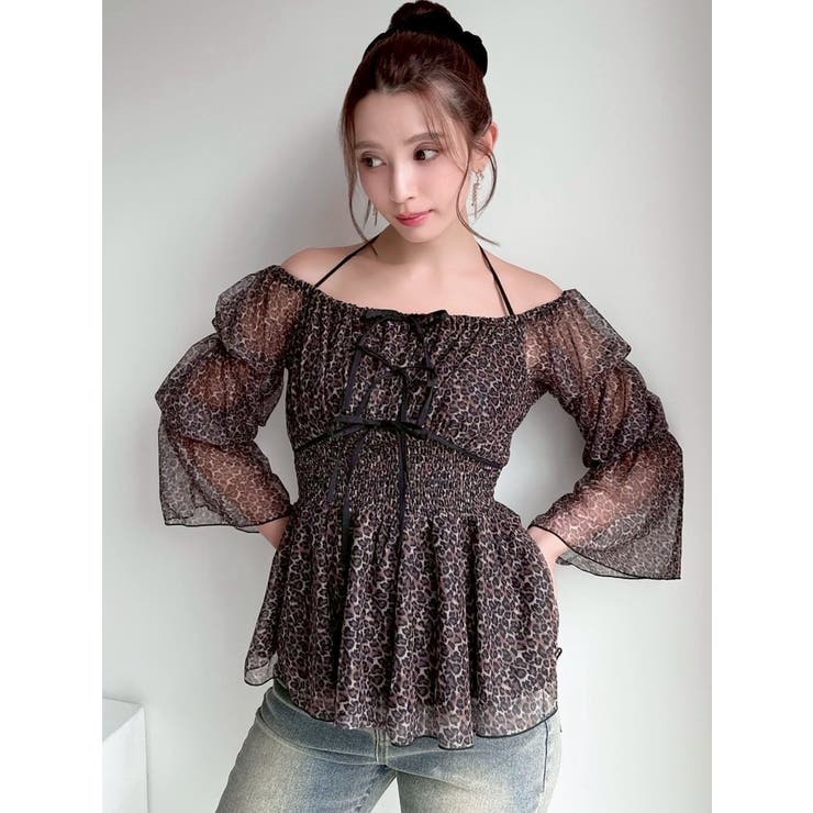 チョーカーリボンチュニックブラウス | RESEXXY | 詳細画像2 