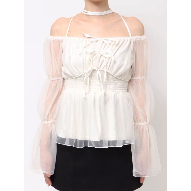 チョーカーリボンチュニックブラウス | RESEXXY | 詳細画像25 