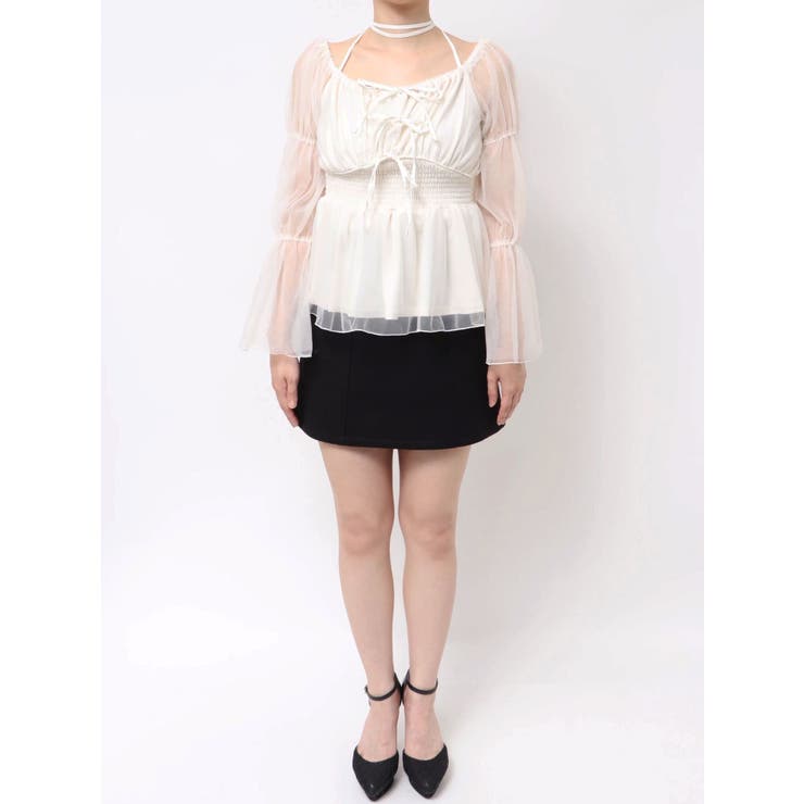 チョーカーリボンチュニックブラウス | RESEXXY | 詳細画像26 