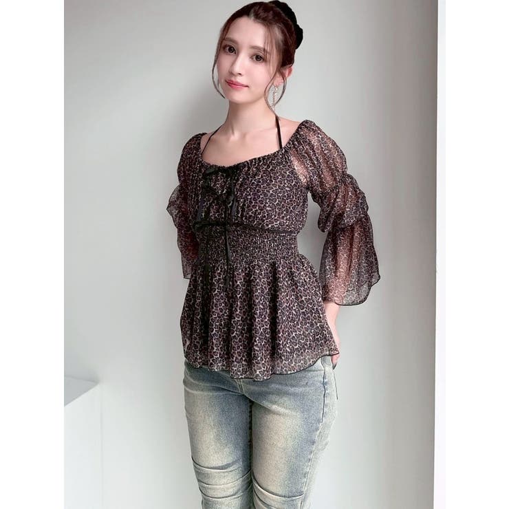 チョーカーリボンチュニックブラウス | RESEXXY | 詳細画像3 