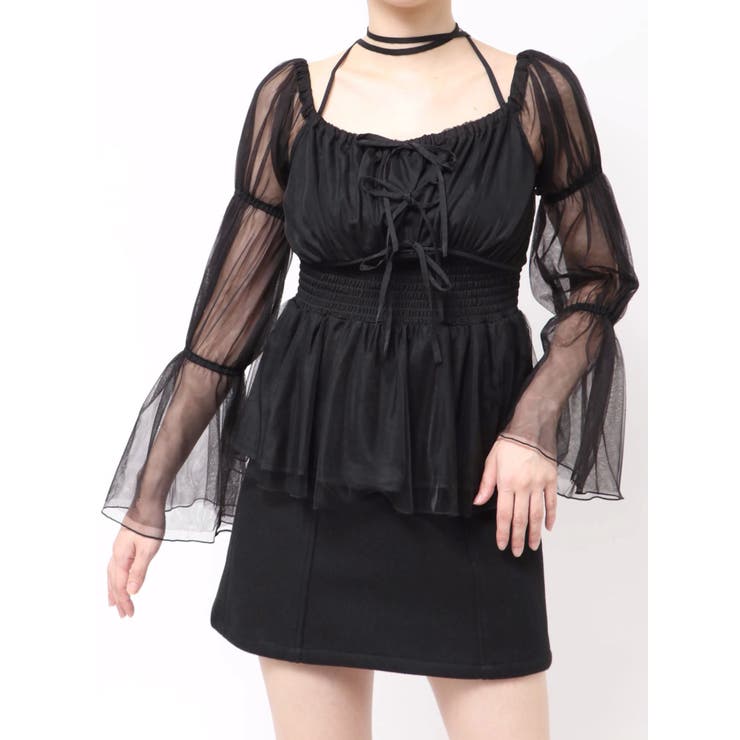 チョーカーリボンチュニックブラウス | RESEXXY | 詳細画像31 