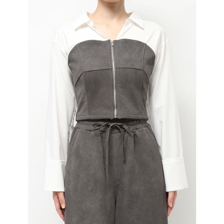 スウェットビスチェドッキングシャツ【セットアップ着用可能】 | RESEXXY | 詳細画像17 