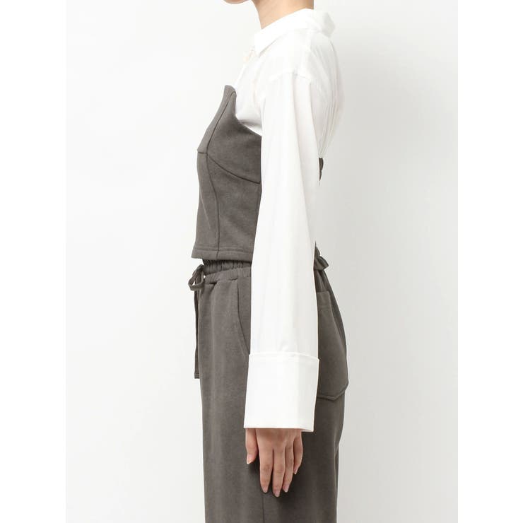 スウェットビスチェドッキングシャツ【セットアップ着用可能】 | RESEXXY | 詳細画像18 