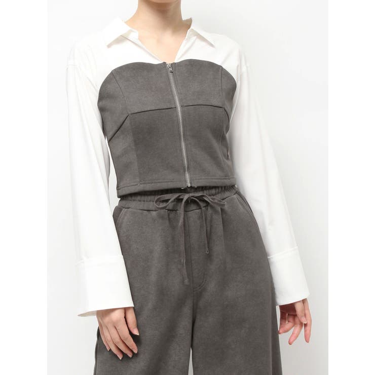 スウェットビスチェドッキングシャツ【セットアップ着用可能】 | RESEXXY | 詳細画像29 