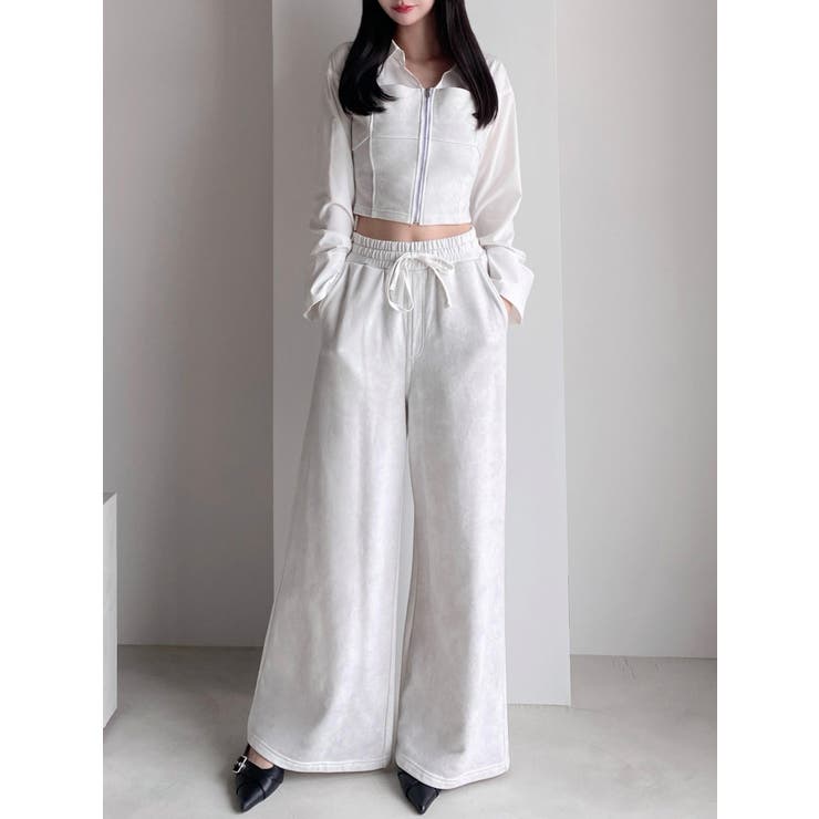 ワイドレッグスウェットパンツ【セットアップ着用可能】 | RESEXXY | 詳細画像16 