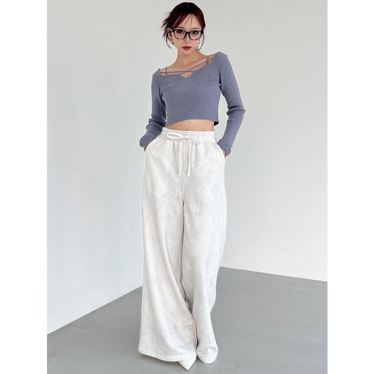 ワイドレッグスウェットパンツ【セットアップ着用可能】 | RESEXXY | 詳細画像21 