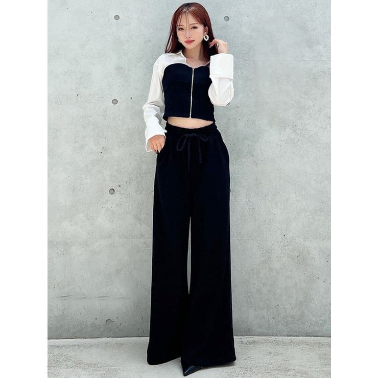 ワイドレッグスウェットパンツ【セットアップ着用可能】 | RESEXXY | 詳細画像8 