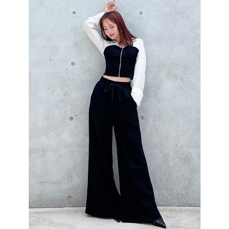 ワイドレッグスウェットパンツ【セットアップ着用可能】 | RESEXXY | 詳細画像9 