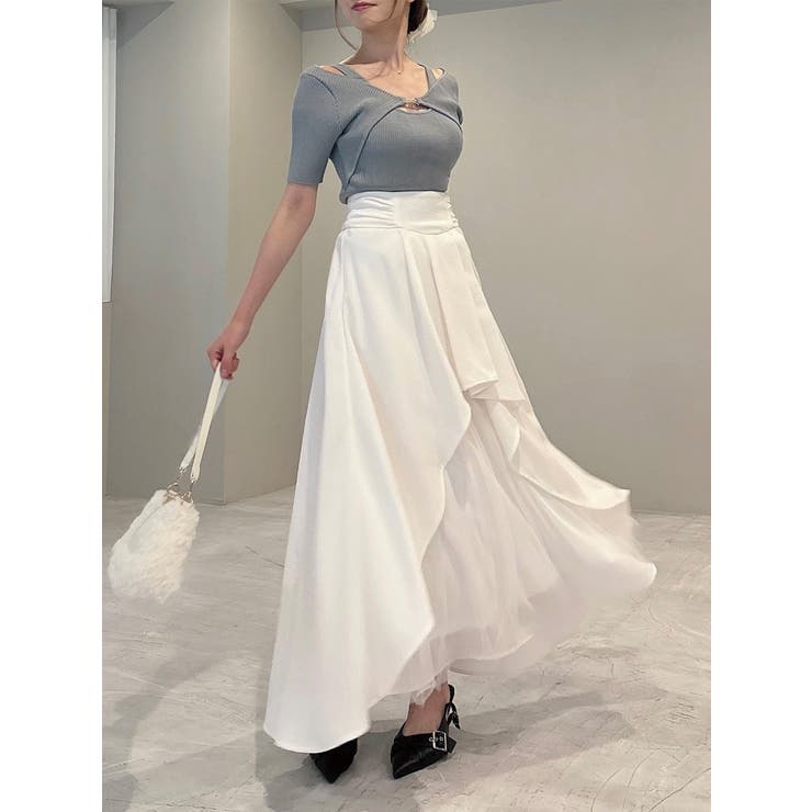 アシンメトリーフレアボリュームスカート | RESEXXY | 詳細画像14 