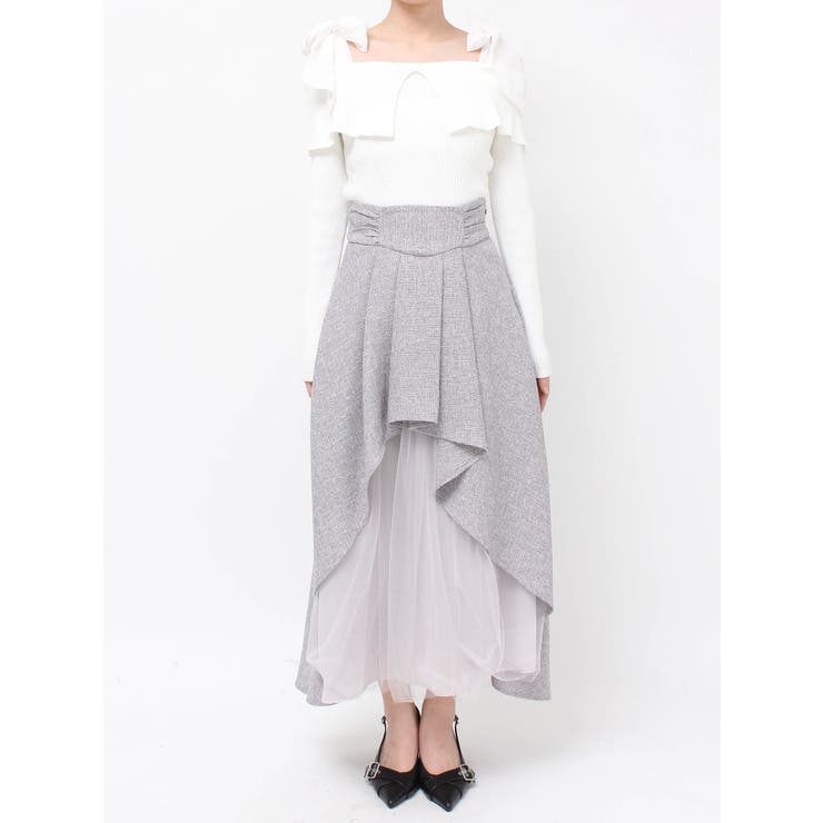 アシンメトリーフレアボリュームスカート | RESEXXY | 詳細画像21 