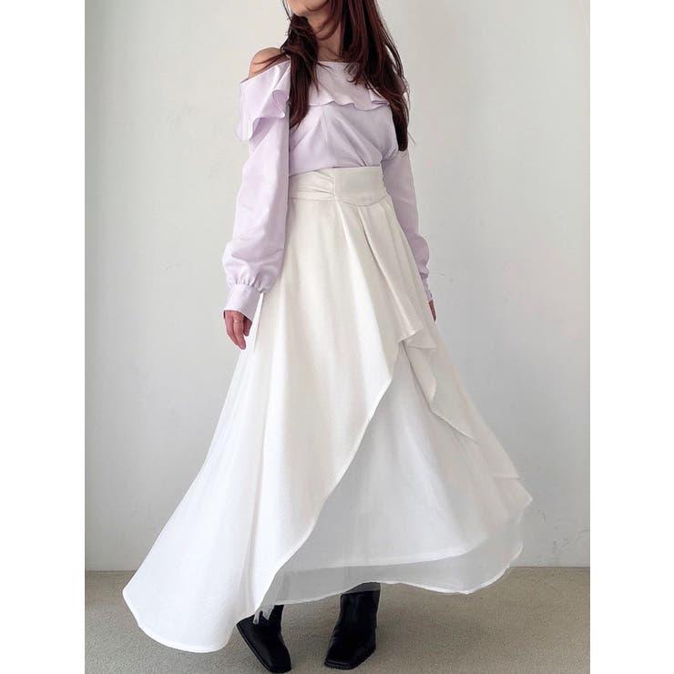 アシンメトリーフレアボリュームスカート | RESEXXY | 詳細画像3 