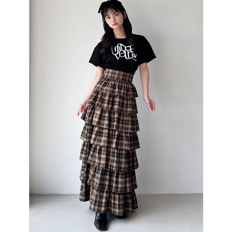 オーバーラップフリルスカート[品番：MKSW0065971]｜RESEXXY