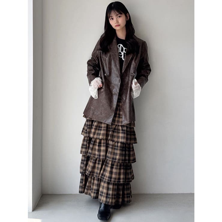 オーバーラップフリルスカート[品番：MKSW0065971]｜RESEXXY