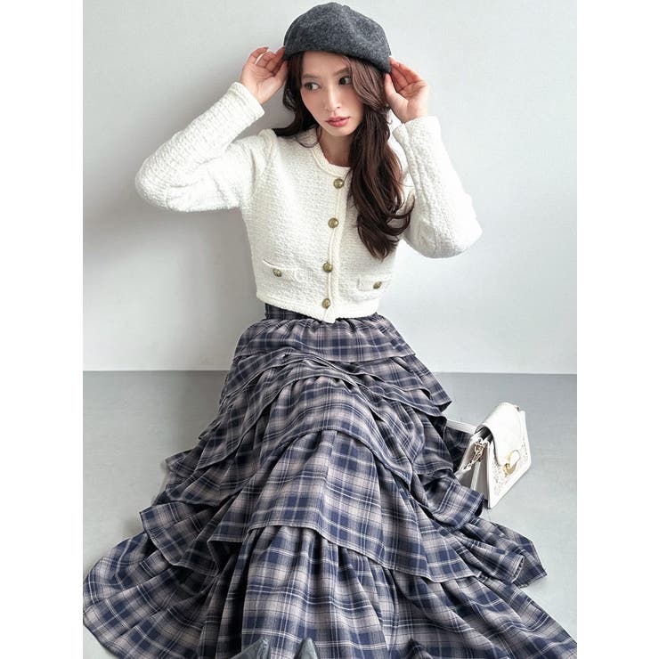 オーバーラップフリルスカート[品番：MKSW0065971]｜RESEXXY