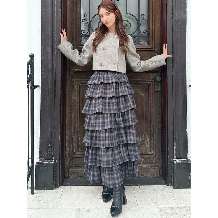 オーバーラップフリルスカート[品番：MKSW0065971]｜RESEXXY