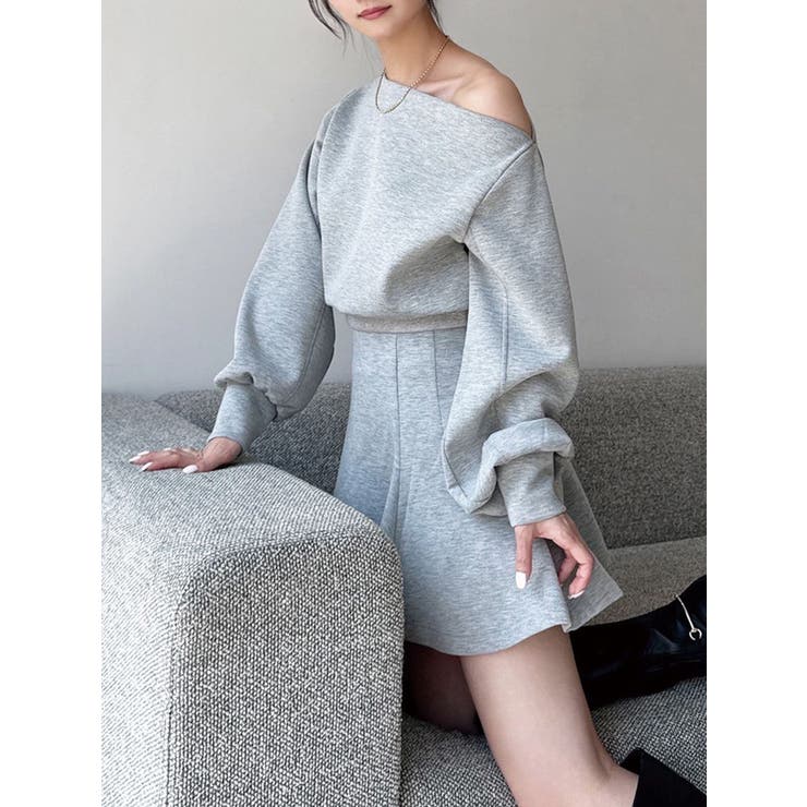 スウェットフレアミニスカート【セットアップ着用可能】 | RESEXXY | 詳細画像1 