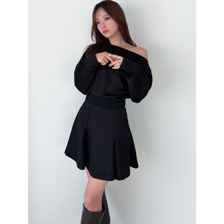 スウェットフレアミニスカート【セットアップ着用可能】 | RESEXXY | 詳細画像2 