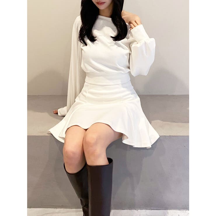 スウェットフレアミニスカート【セットアップ着用可能】 | RESEXXY | 詳細画像8 