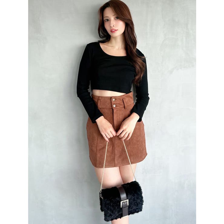 ハイウエストミニスカート【セットアップ着用可能】 | RESEXXY | 詳細画像8 