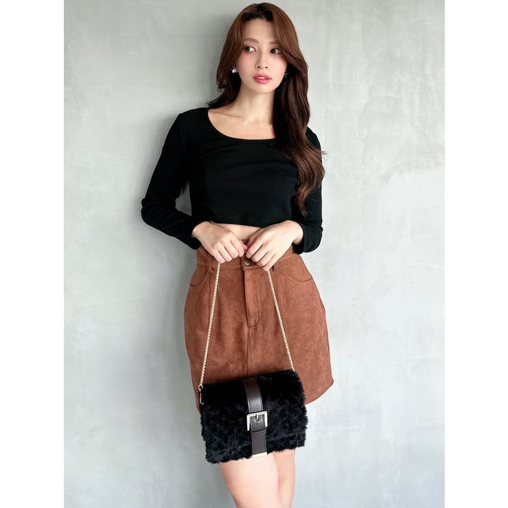 ハイウエストミニスカート【セットアップ着用可能】 | RESEXXY | 詳細画像9 