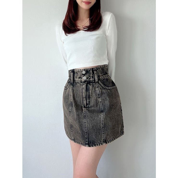 ブラック | ハイウエストミニスカート【セットアップ着用可能】 | RESEXXY