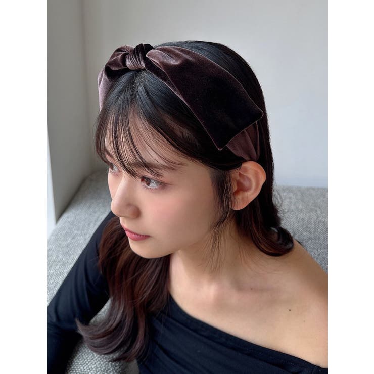 ベロアリボンカチューシャ | RESEXXY | 詳細画像2 