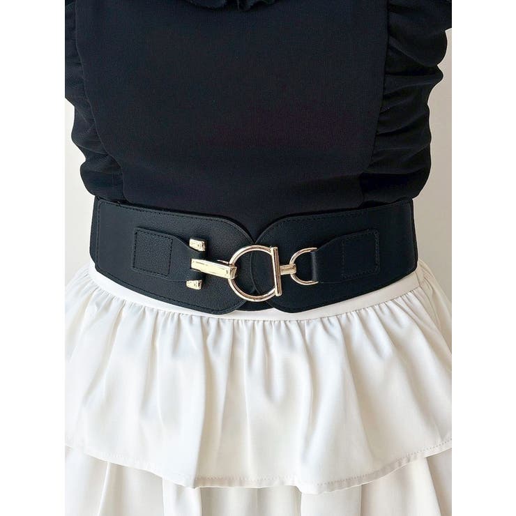 ブラック | ワイドゴムベルト | RESEXXY