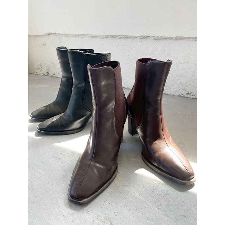 スクエアトゥショートブーツ | RESEXXY | 詳細画像2 