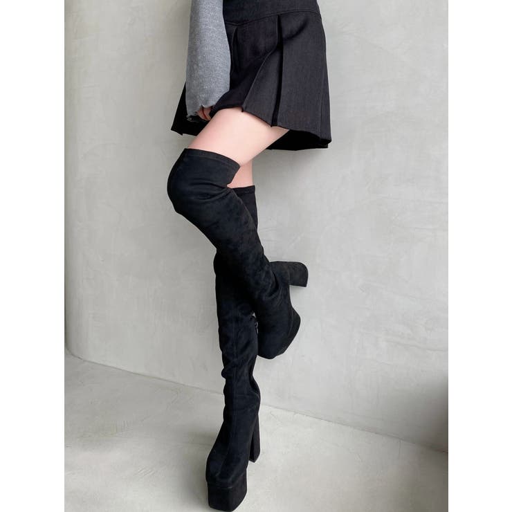 ストレッチニーハイブーツ[品番：MKSW0066220]｜RESEXXY（リゼクシー