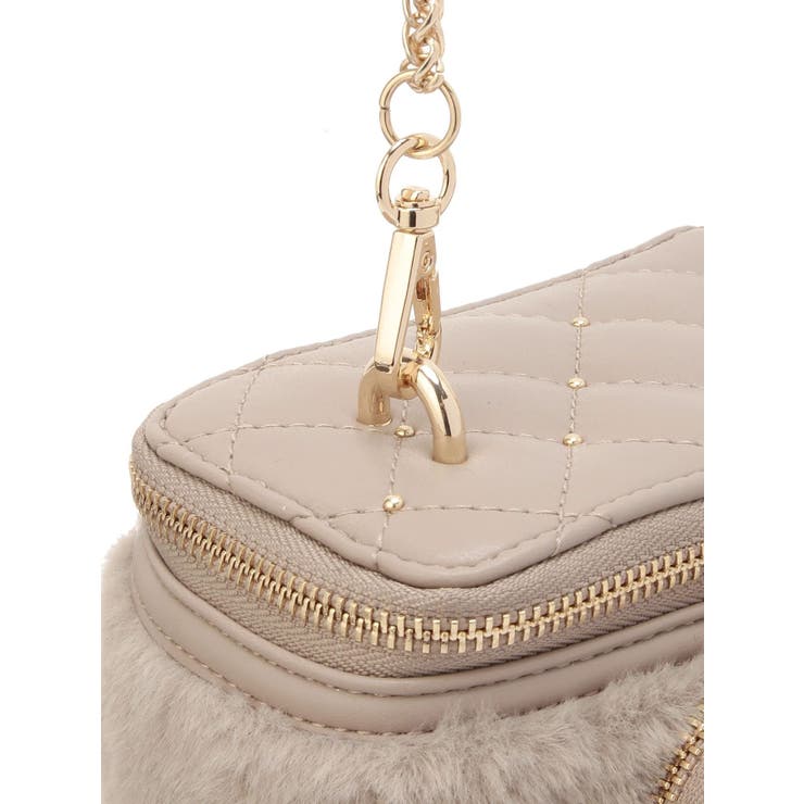 フロントポケットエコファーバニティバッグ | RESEXXY | 詳細画像13 