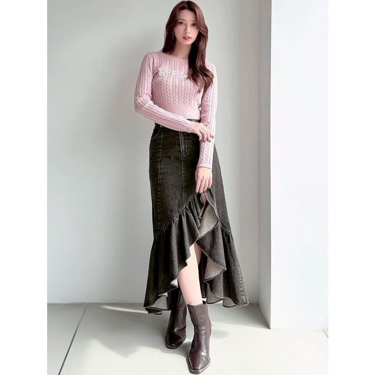 ラッフルデニムスカート | RESEXXY | 詳細画像4 