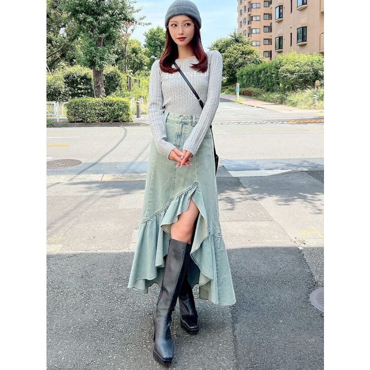 ラッフルデニムスカート | RESEXXY | 詳細画像8 