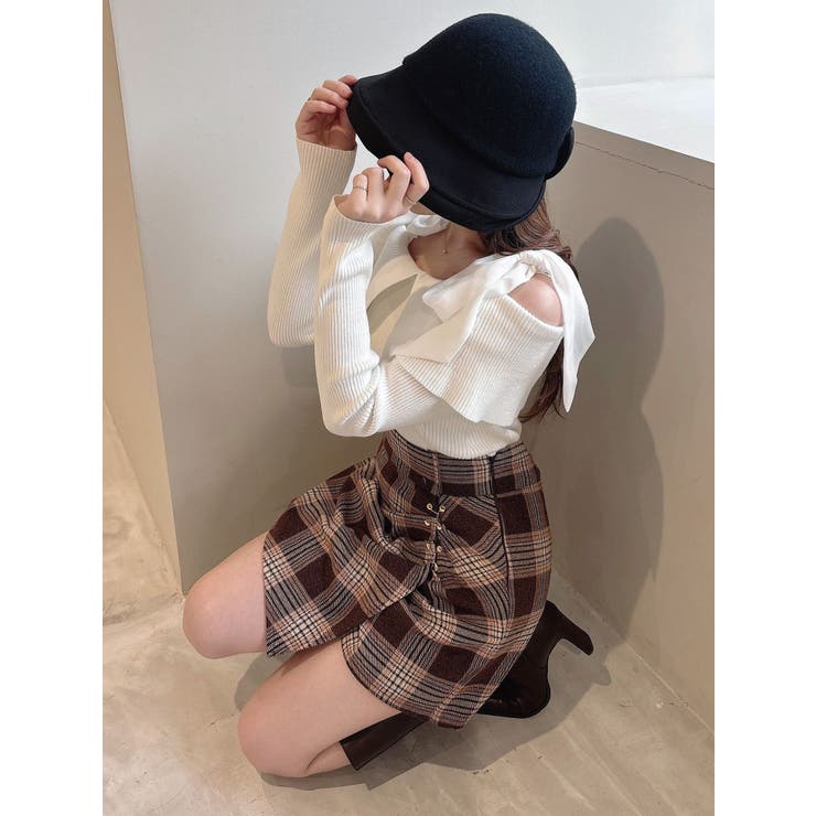 ボリュームリボンニットトップス | RESEXXY | 詳細画像10 