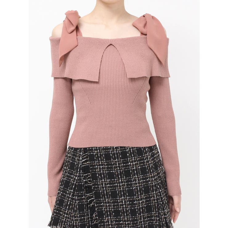 ボリュームリボンニットトップス | RESEXXY | 詳細画像15 