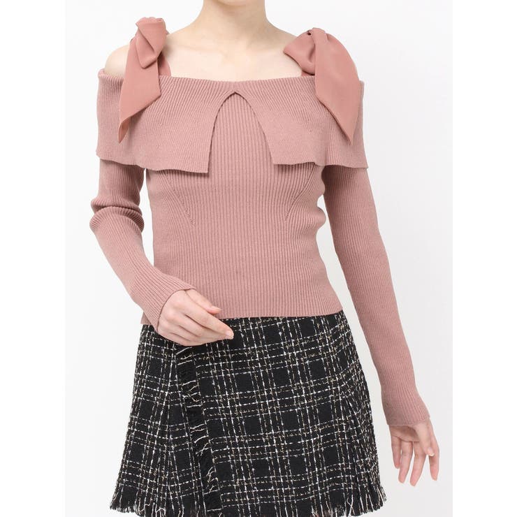 ボリュームリボンニットトップス | RESEXXY | 詳細画像26 