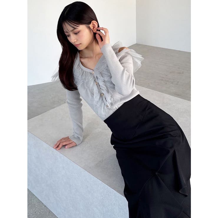 シアーフリルニットトップス | RESEXXY | 詳細画像3 