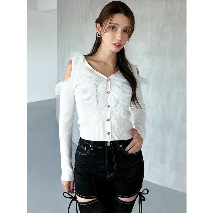 シアーフリルニットトップス | RESEXXY | 詳細画像9 