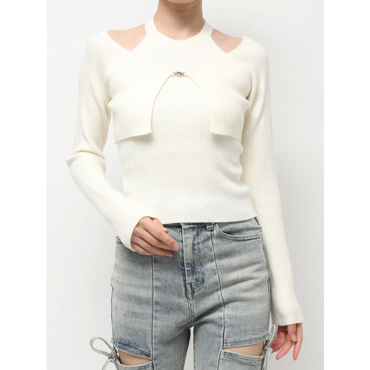 トップス REIN 2color 】スナップボタンヘンリーネックスリムトップス ／ snap