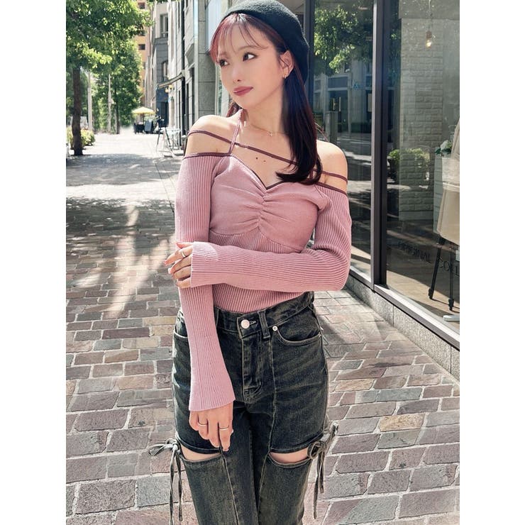 ナローストラップリブトップス | RESEXXY | 詳細画像2 