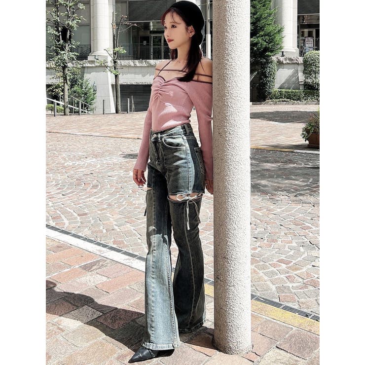 ナローストラップリブトップス | RESEXXY | 詳細画像4 