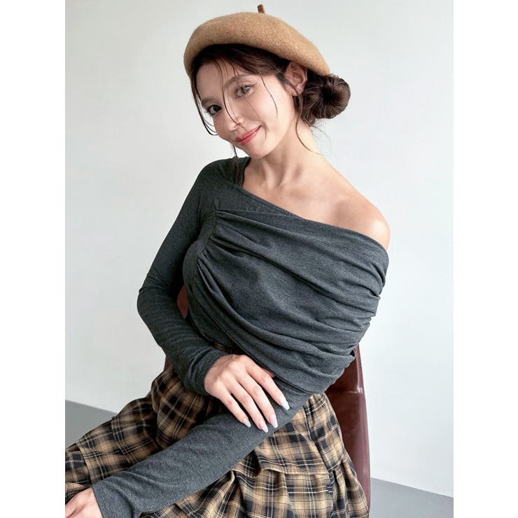 アシンメトリーカットトップス | RESEXXY | 詳細画像14 