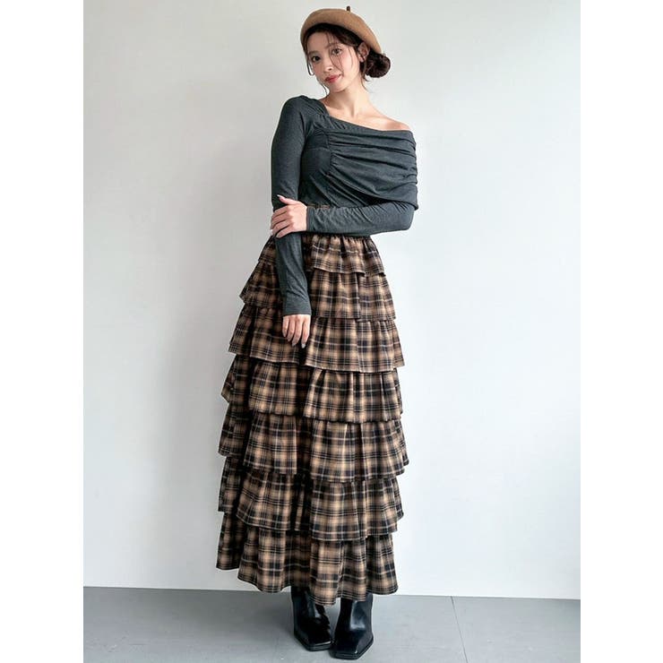 アシンメトリーカットトップス | RESEXXY | 詳細画像17 