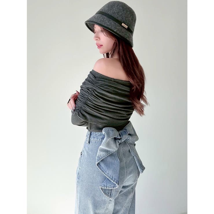 アシンメトリーカットトップス | RESEXXY | 詳細画像18 