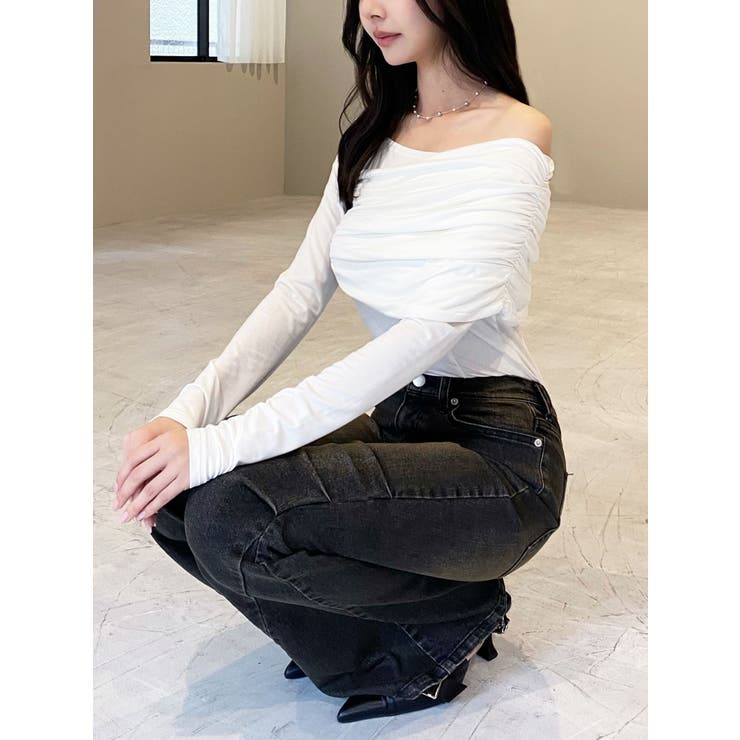 アシンメトリーカットトップス | RESEXXY | 詳細画像5 